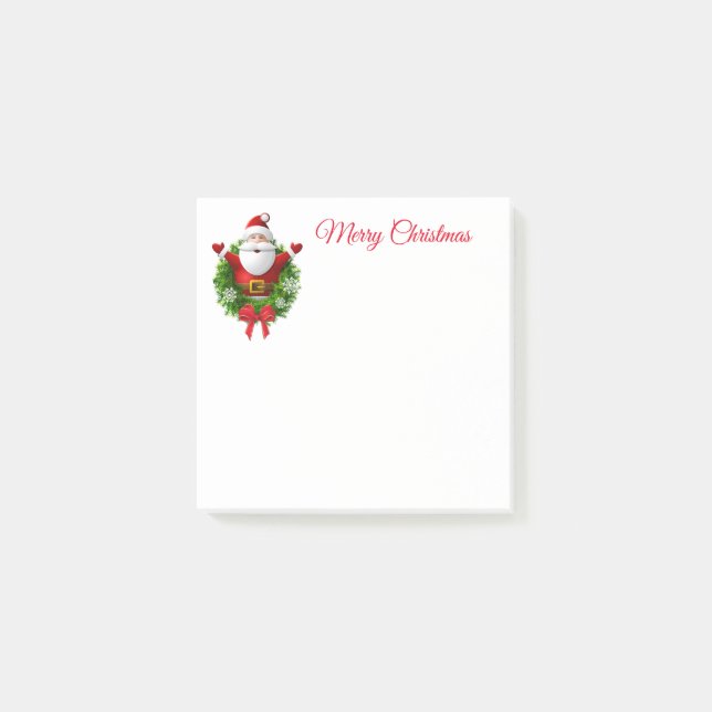 Christmas Santa Post It Notes (Front)