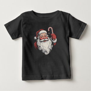 Christmas Santa Retro Gift Vintage Baby T-Shirt