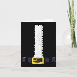 Christmas Santa-santa Claus Costume Fun Santa Suit Card