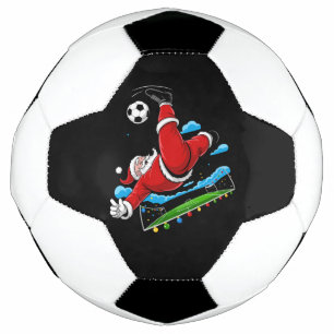 Christmas Santa Soccer Bicycle Kick Xmas Sports Ball