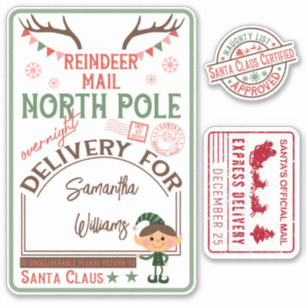 Christmas Santa special delivery with name