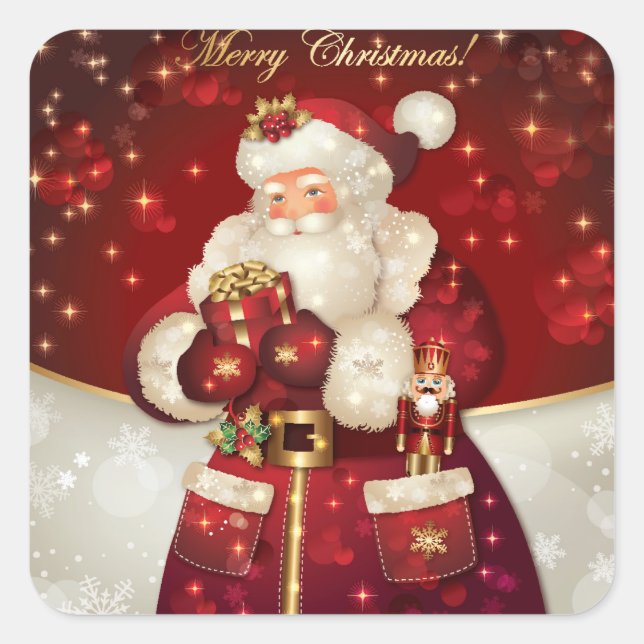 Christmas Santa Stickers (Front)