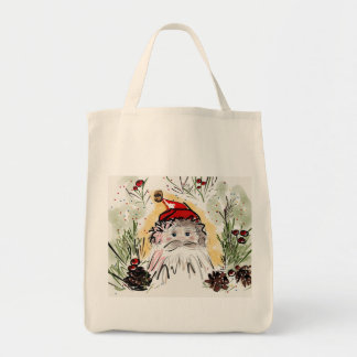 Christmas Santa Tote Bag