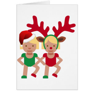 christmas santa twins emoji