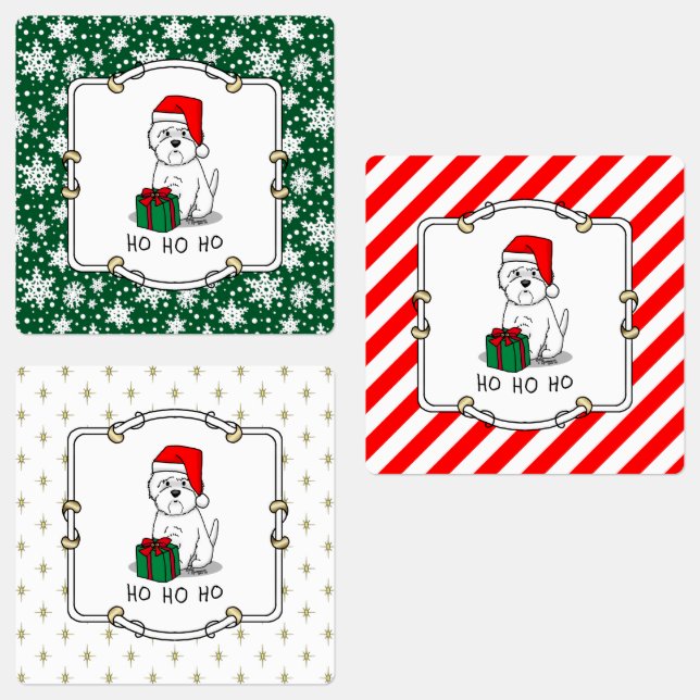 Christmas Santa West Highland White Terrier Westie (Group)