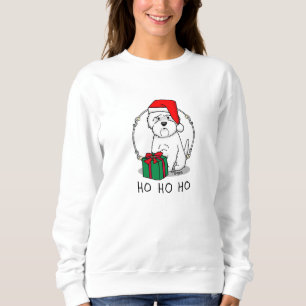 Christmas Santa West Highland White Terrier Westie Sweatshirt