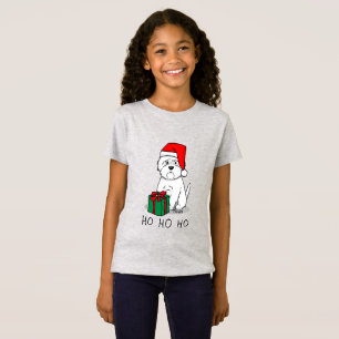 Christmas Santa West Highland White Terrier Westie T-Shirt