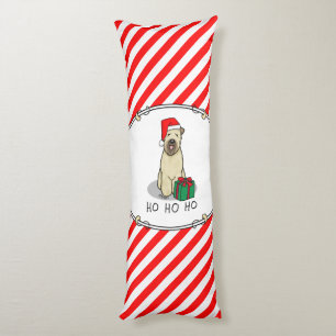 Christmas Santa Wheaten Terrier (wheaten 1b2) Cute Body Cushion