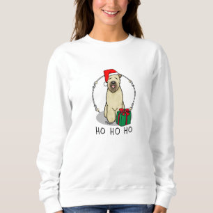 Christmas Santa Wheaten Terrier (wheaten 1b2) Cute Sweatshirt