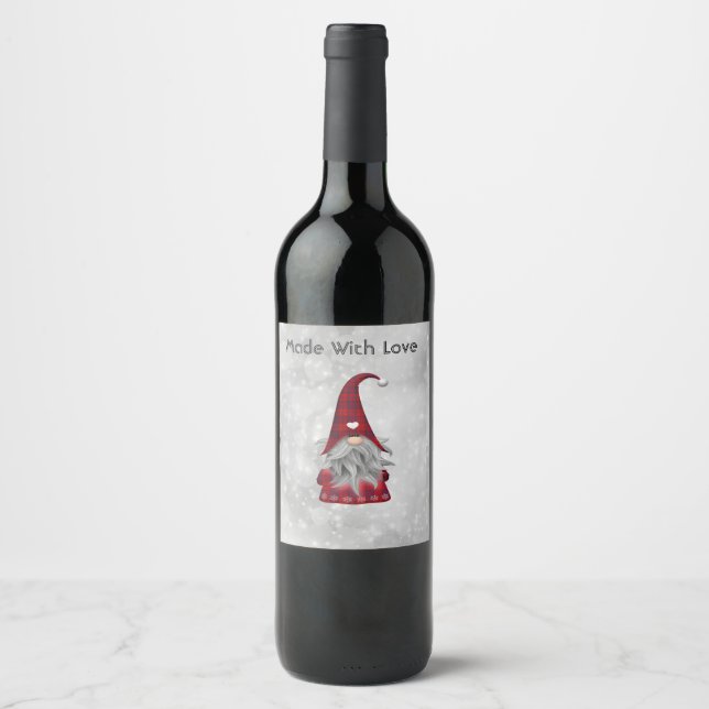Christmas Santa      Wine Label (Front)