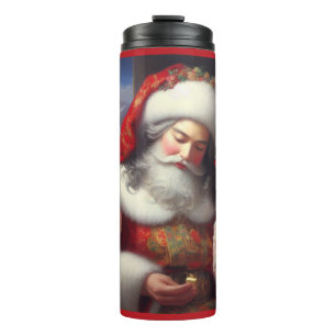 Christmas Santa with Children 5 Thermal Tumbler
