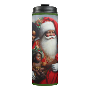Christmas Santa with Children 7 Thermal Tumbler