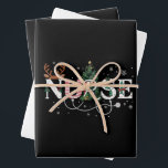 Christmas Santa's Favourite Nurse Xmas Gifts Holid Wrapping Paper Sheet<br><div class="desc">Christmas Santa's Favourite Nurse Xmas Gifts Holiday</div>