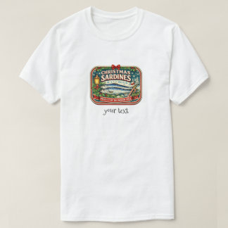 Christmas Sardine Can Vintage Retro North Pole T-Shirt