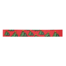 Christmas Satin Red Ribbon