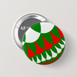 Christmas Scales 6 Cm Round Badge
