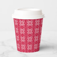 Christmas, Scandinavian, red, white, snowflakes,