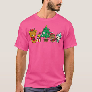 Christmas Scene Inspired Rilakuma Graphic T-Shirt