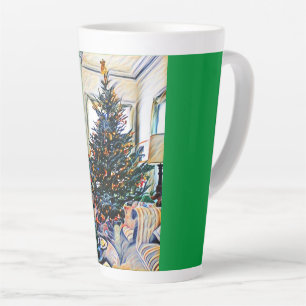 Christmas Scene Latte Mug