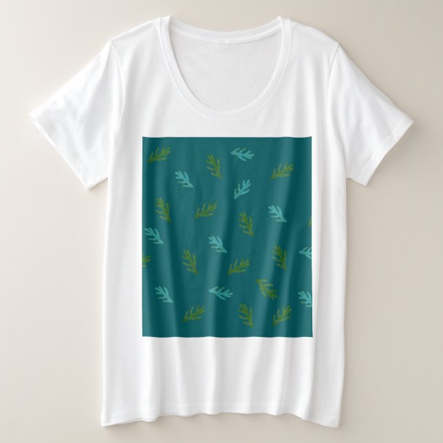 Christmas Scent of a forest   Plus Size T-Shirt (Design Front)