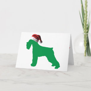 Christmas Schnauzer Holiday Card