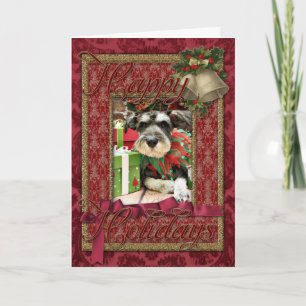 Christmas - Schnauzer - Joey Holiday Card