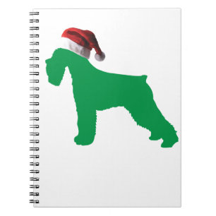 Christmas Schnauzer Notebook