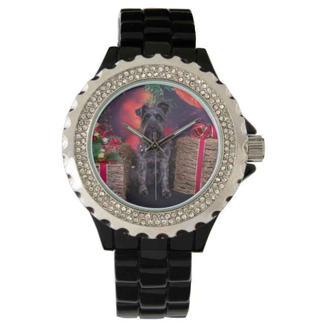 Christmas - Schnauzer - Sophie Watch (Front)