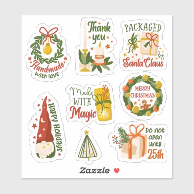 Christmas scrapbook stationery for small business (Sheet)
