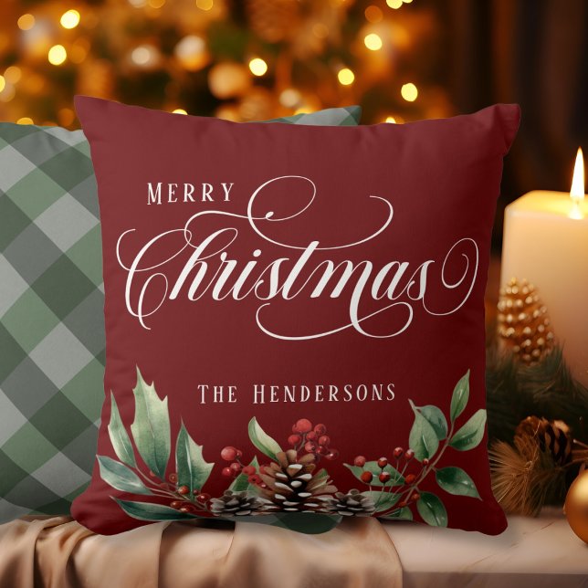 Christmas script cushion (Creator Uploaded)