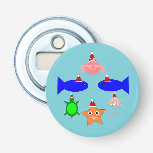 Christmas Sea Creatures Bottle Opener