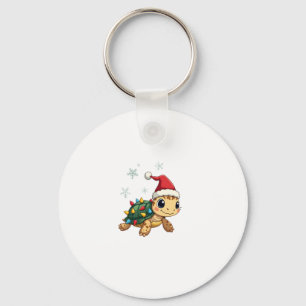 Christmas Sea Turtle Santa Xmas Men Women Boys Gir Key Ring