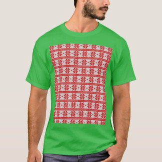 Christmas Seamless Knitting Patterns Graphic TShir T-Shirt