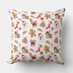 Christmas Seamless Pattern Cushion