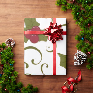 Christmas Seamless Patterns Gift Bag Wrapping Paper