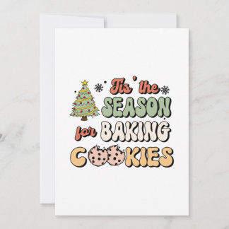 Christmas Season for Baking Cookies Invitation