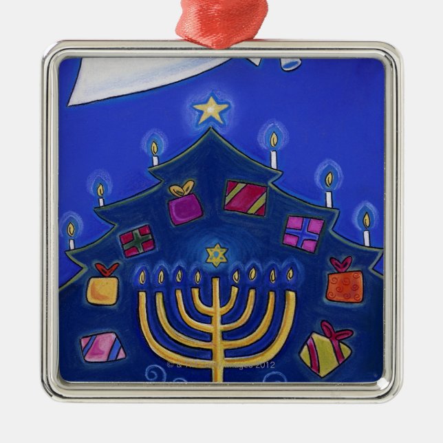 Christmas Season Metal Tree Decoration (Front)
