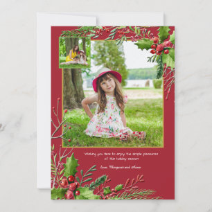 Christmas Season Photo Holiday Card