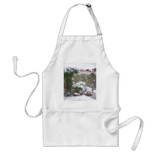 Christmas Season, Snow in the garden Standard Apron
