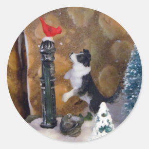 Christmas Secrets Classic Round Sticker