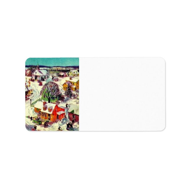 Christmas  Self Adhesive Label Stickers (Front)