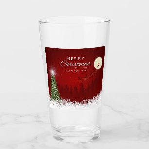Christmas Shaker Glass