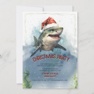 Christmas Shark Invitation