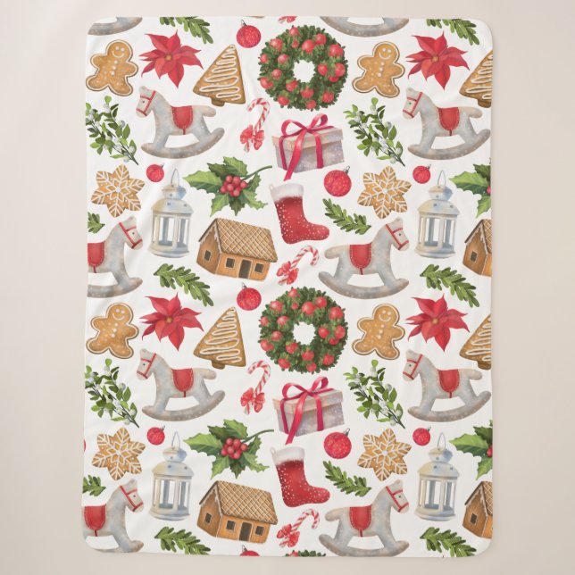 Christmas Sherpa Blanket (Front)