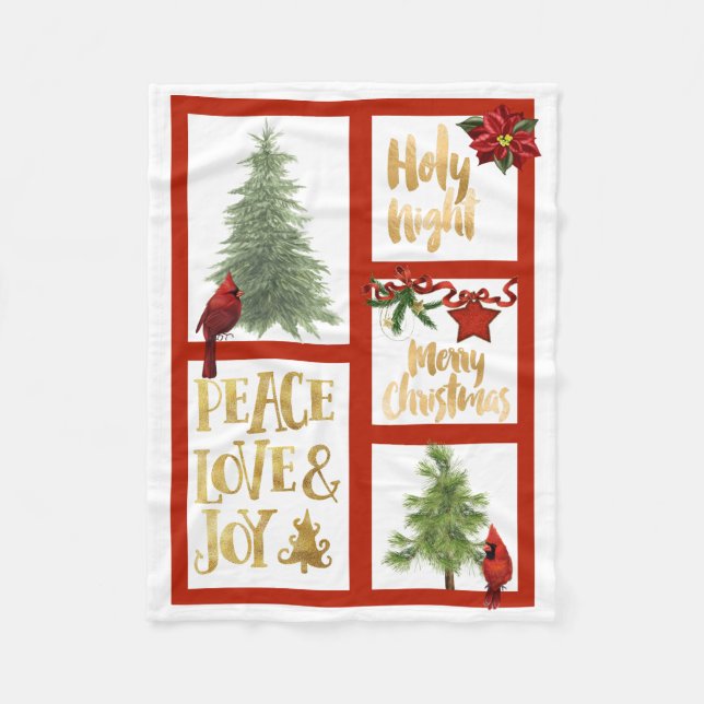 Christmas Sherpa Blanket (Front)
