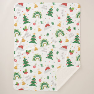 Christmas Sherpa Blanket
