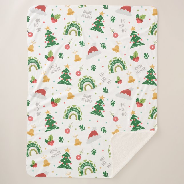 Christmas Sherpa Blanket (Front)