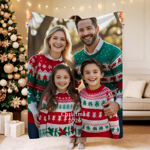 Christmas Sherpa Blankets Grandparent Gifts Photo
