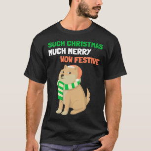 Christmas  Shiba Inu Doge Memes T-Shirt