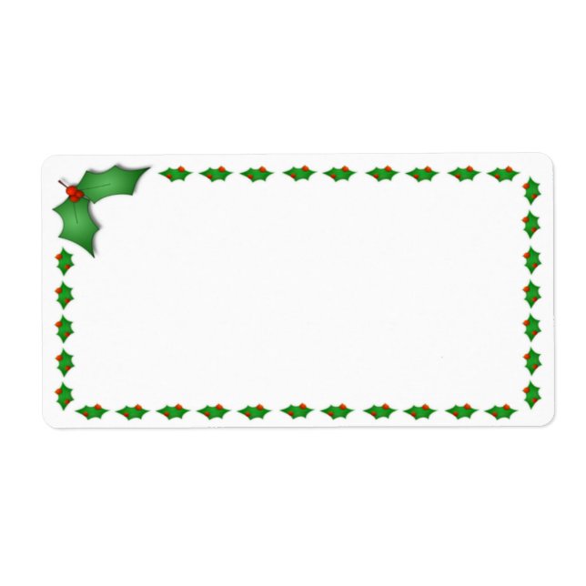 Christmas Shipping Labels (Front)